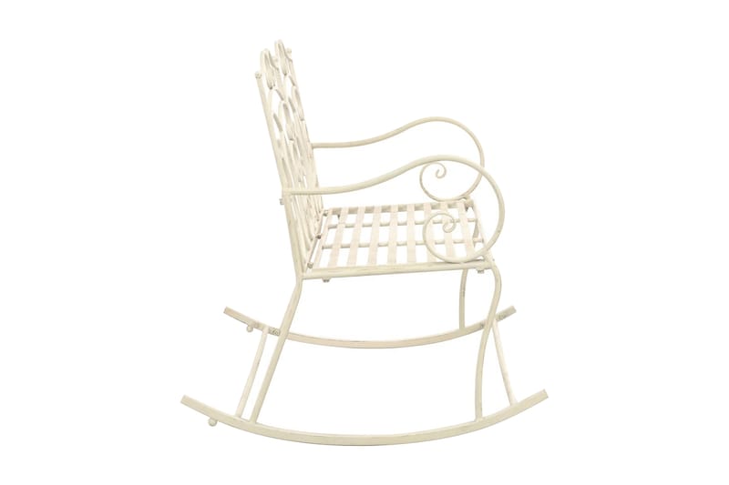 Hagebenk 104 cm jern antikk hvit - Hagemøbler - Utesofa - Benker