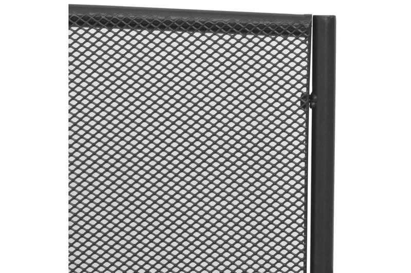 Hagebenk 108 cm stål og netting antrasitt - Grå - Hagemøbler - Utesofa - Benker
