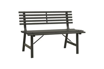 Hagebenk 110 cm stål svart - Svart - Hagemøbler - Utesofa - Benker