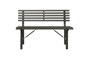 Hagebenk 110 cm stål svart - Svart - Hagemøbler - Utesofa - Benker