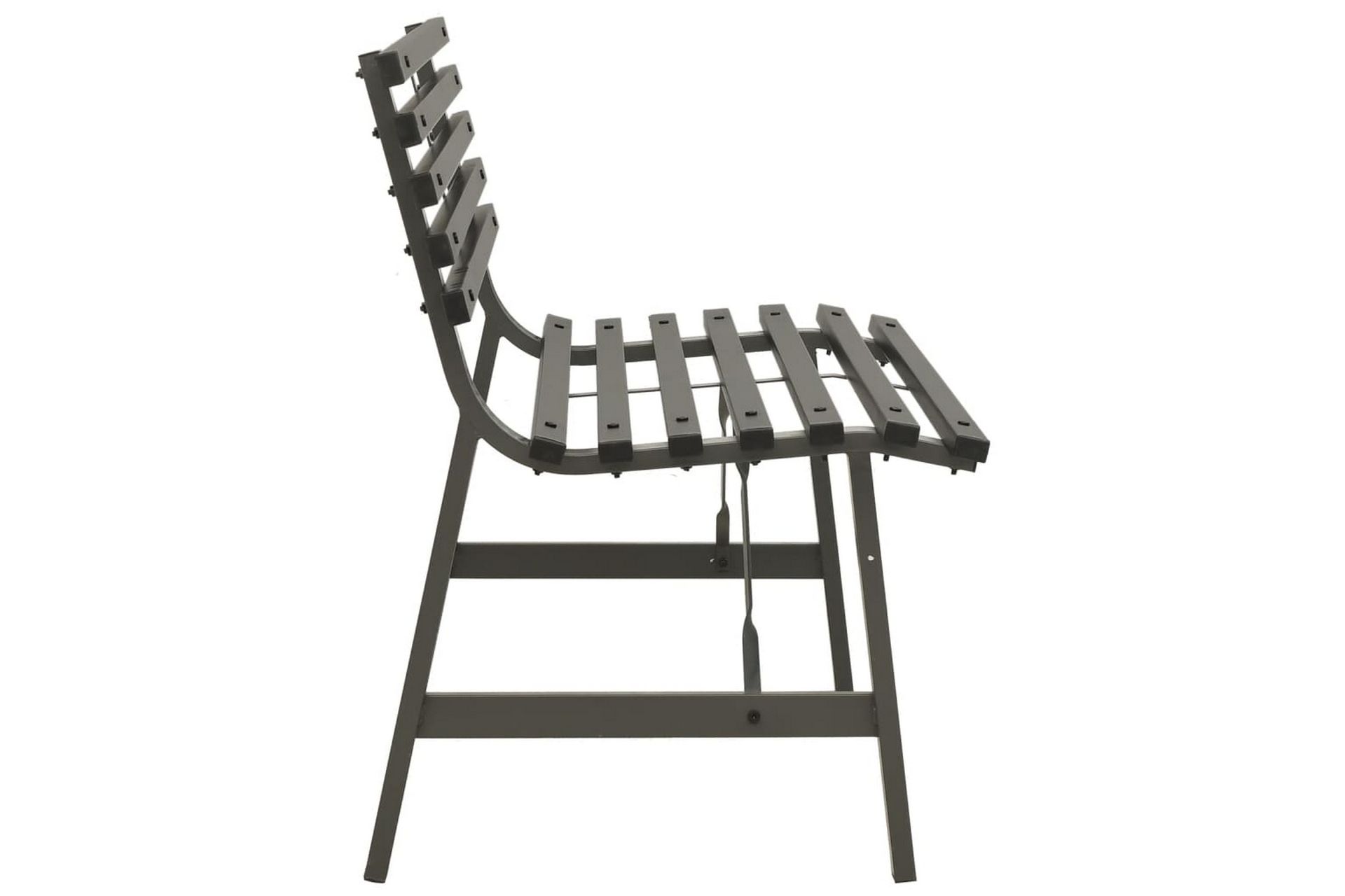 Hagebenk 110 cm stål svart - Svart - Hagemøbler - Utesofa - Benker