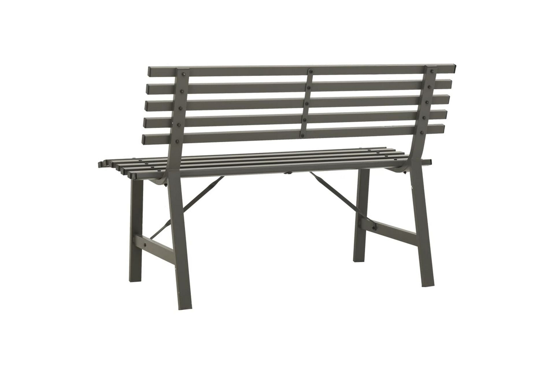 Hagebenk 110 cm stål svart - Svart - Hagemøbler - Utesofa - Benker