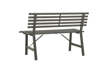 Hagebenk 110 cm stål svart - Svart - Hagemøbler - Utesofa - Benker