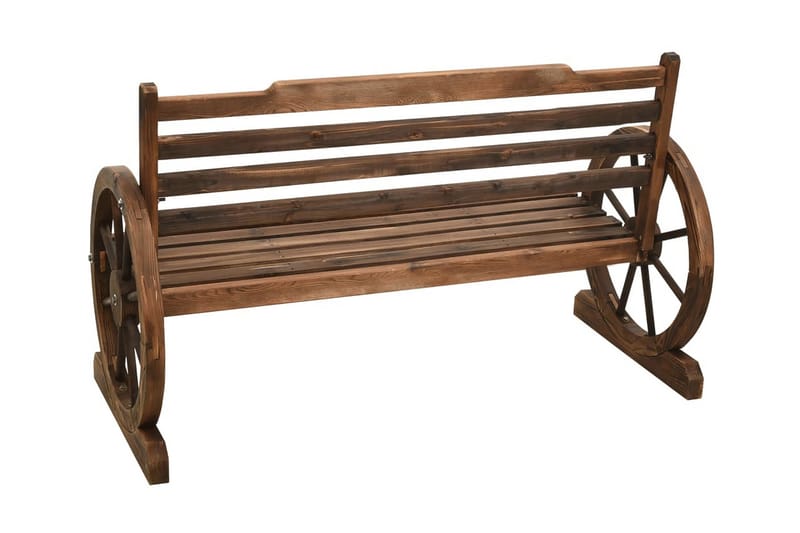 Hagebenk 112 cm heltre gran - Brun - Hagemøbler - Utesofa - Benker