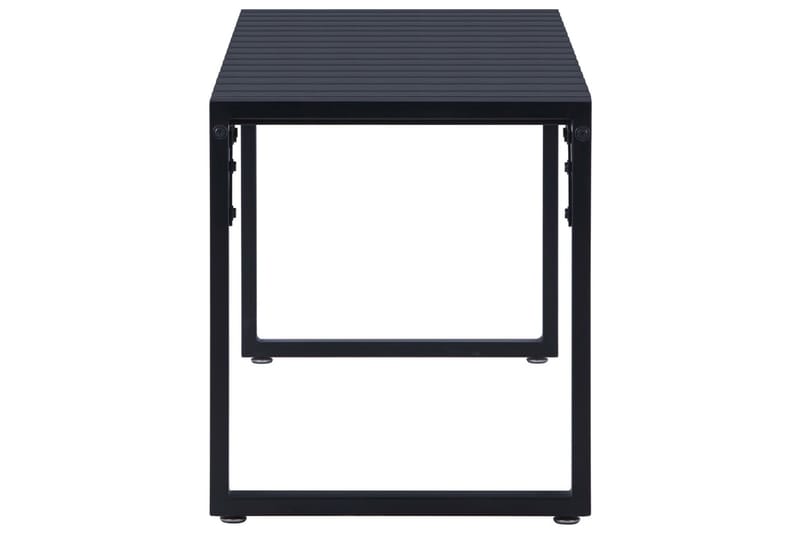 Hagebenk 120,5 cm PS-brett svart - Svart - Hagemøbler - Utesofa - Benker