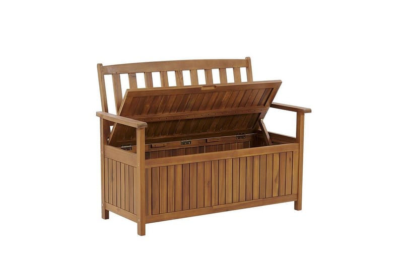 Hagebenk 120 cm akasietre terrakotta SOVANA - Tre/natur - Hagemøbler - Utesofa - Benker