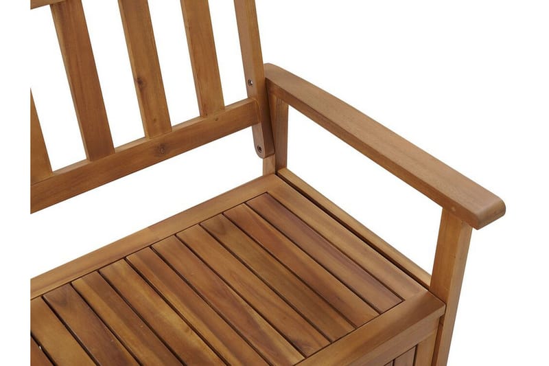 Hagebenk 120 cm akasietre terrakotta SOVANA - Tre/natur - Hagemøbler - Utesofa - Benker