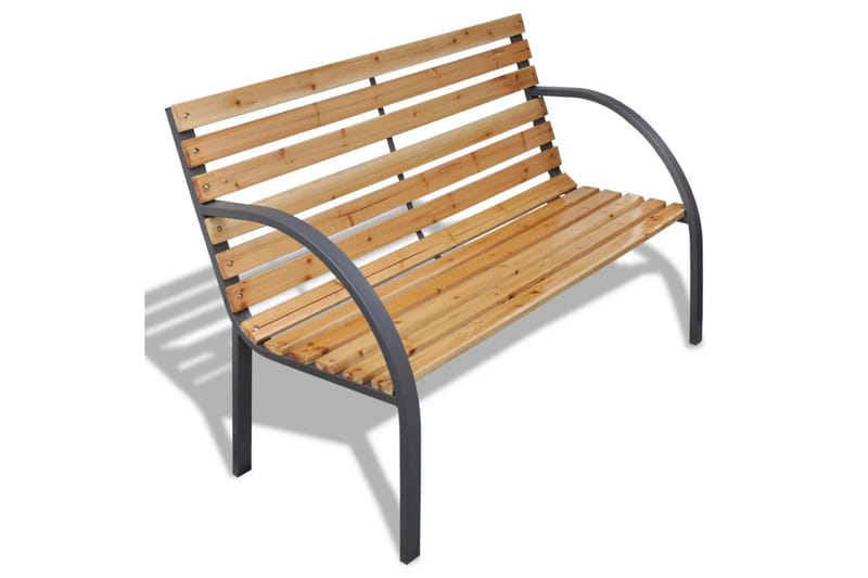 Hagebenk 120 cm tre og jern - Tre - Hagemøbler - Utesofa - Benker