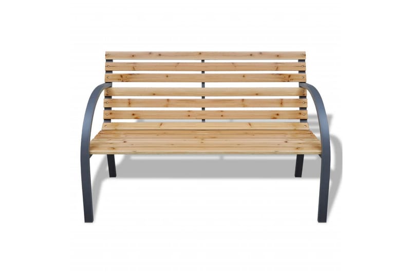 Hagebenk 120 cm tre og jern - Tre - Hagemøbler - Utesofa - Benker