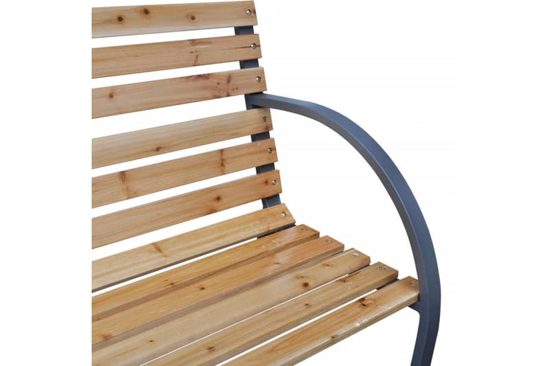 Hagebenk 120 cm tre og jern - Tre - Hagemøbler - Utesofa - Benker