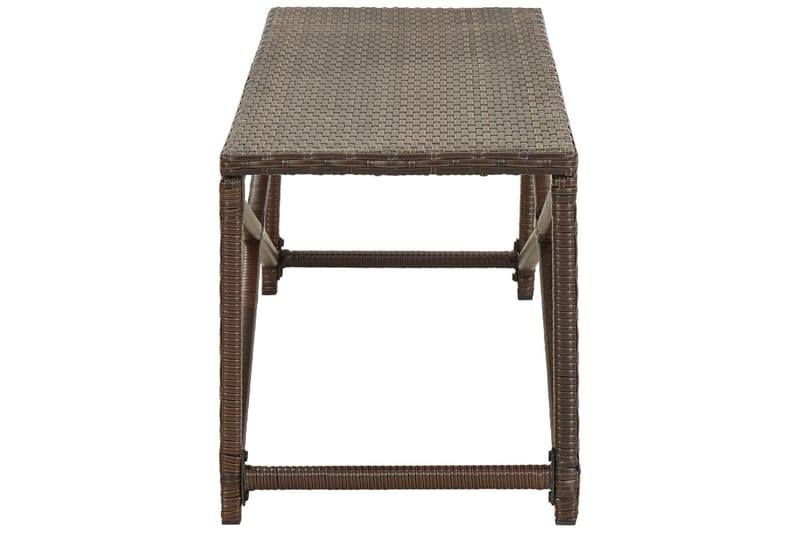 Hagebenk 120 cm polyrotting brun - Hagemøbler - Utesofa - Benker