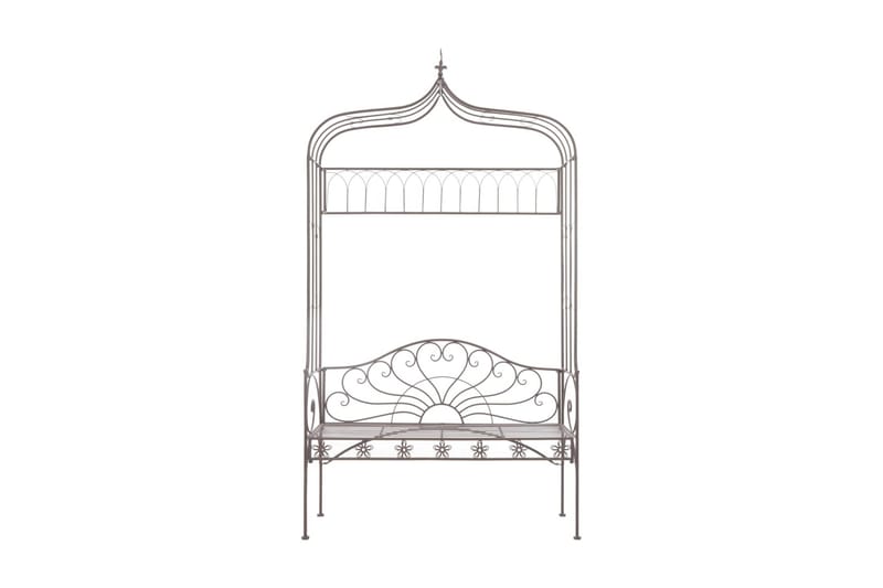 Hagebenk 122 cm jern antikk brun - Hagemøbler - Utesofa - Benker