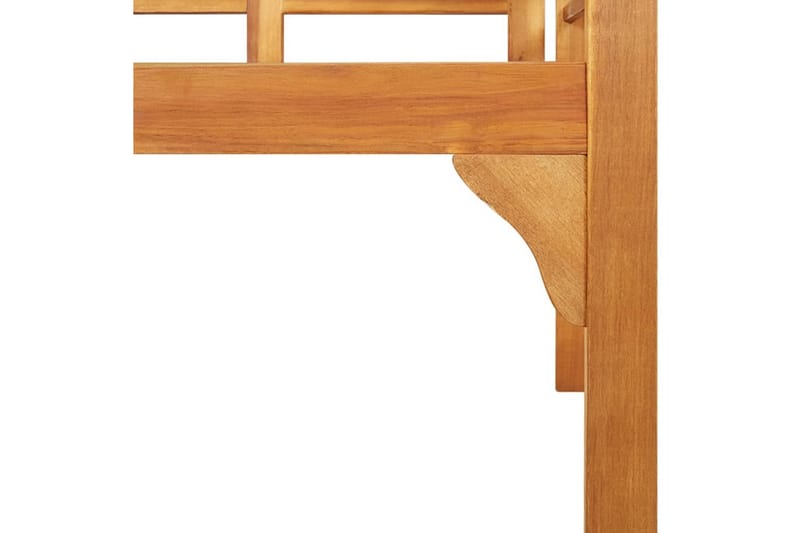 Hagebenk 125 cm heltre akasie - Brun - Benker