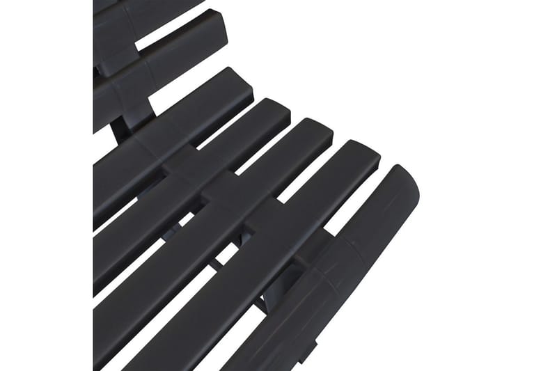 Hagebenk 145,5 cm plast antrasitt - Antrasitt - Hagemøbler - Utesofa - Benker