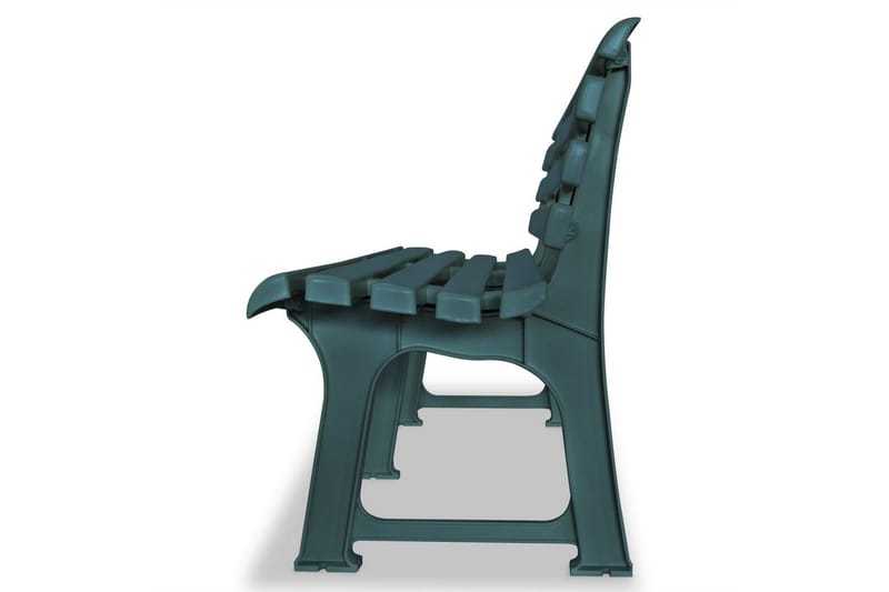 Hagebenk 145,5 cm plast grønn - Grønn - Hagemøbler - Utesofa - Benker