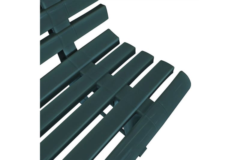Hagebenk 145,5 cm plast grønn - Grønn - Hagemøbler - Utesofa - Benker