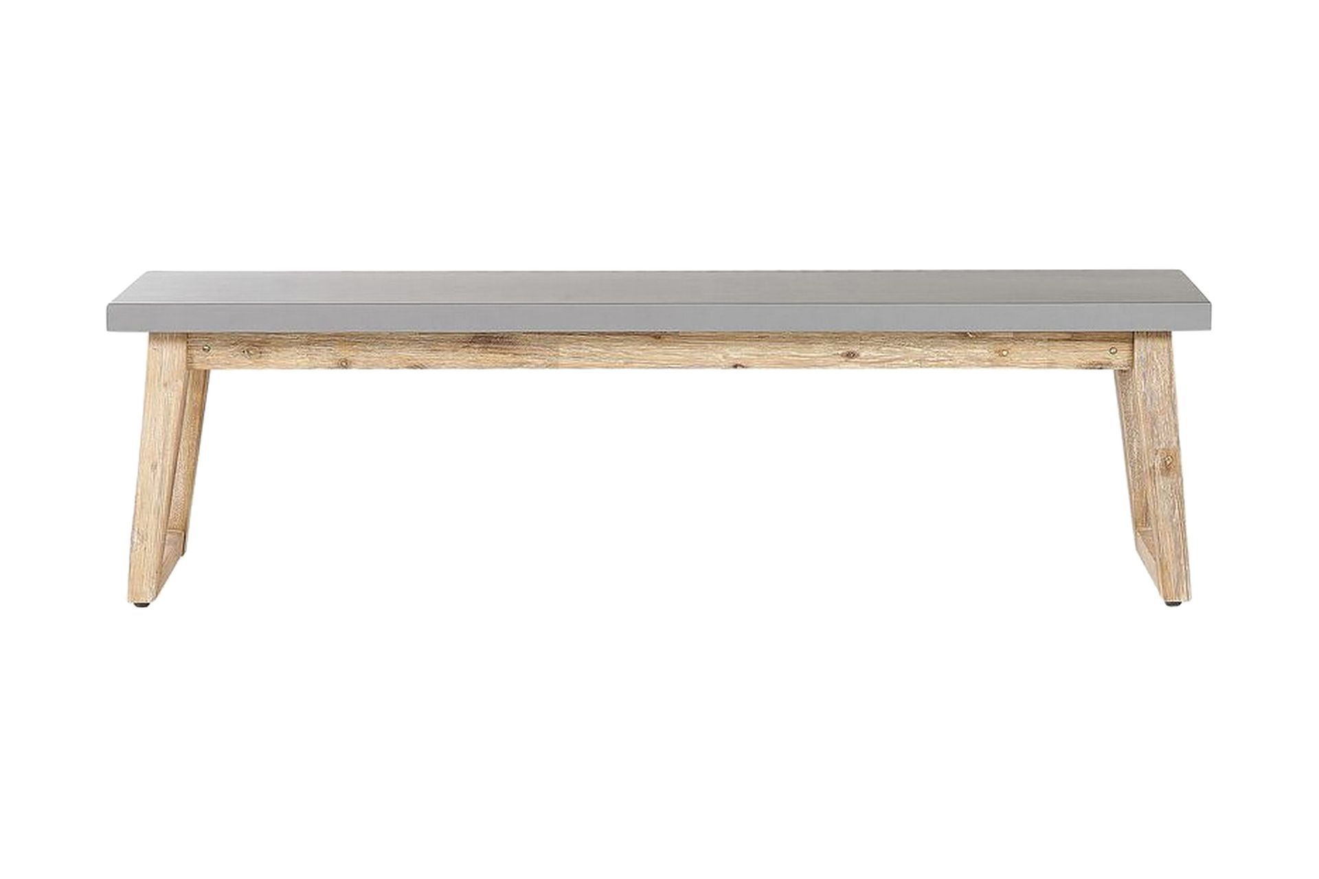 Hagebenk 160 cm grå ORIA - Grå