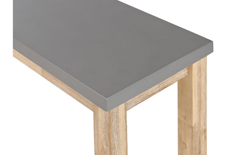 Hagebenk 160 cm grå OSTUNI - Grå - Hagemøbler - Utesofa - Benker
