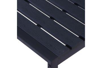 Hagebenk 180 cm PS-brett svart - Hagemøbler - Utesofa - Benker
