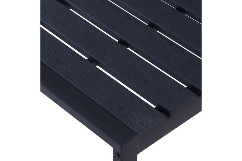 Hagebenk 180 cm PS-brett svart - Hagemøbler - Utesofa - Benker