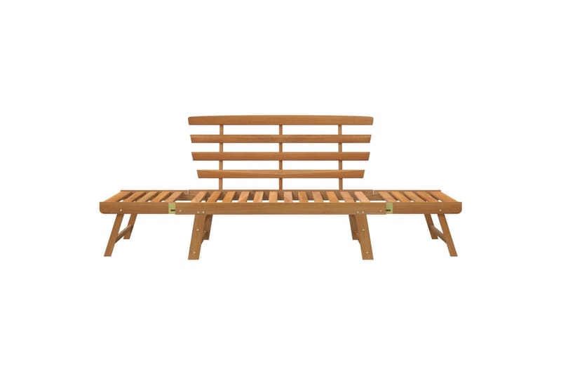 Hagebenk 2-i-2 190 cm heltre akasie - Brun - Hagemøbler - Utesofa - Benker