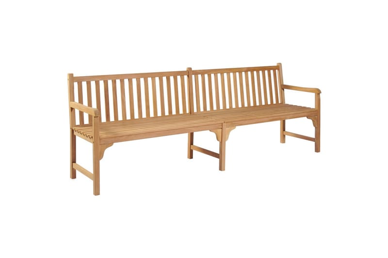 Hagebenk 228 cm heltre teak - Brun - Benker