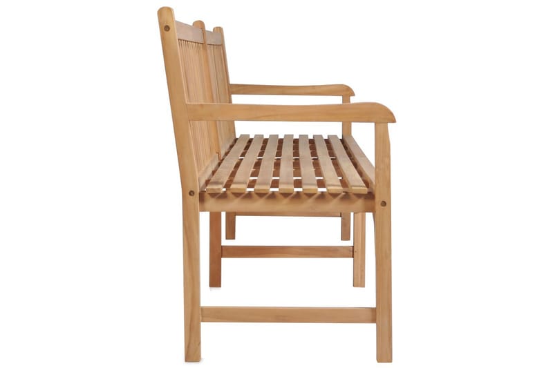 Hagebenk 228 cm heltre teak - Brun - Benker