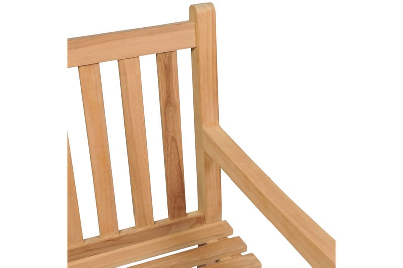 Hagebenk 228 cm heltre teak - Brun - Benker