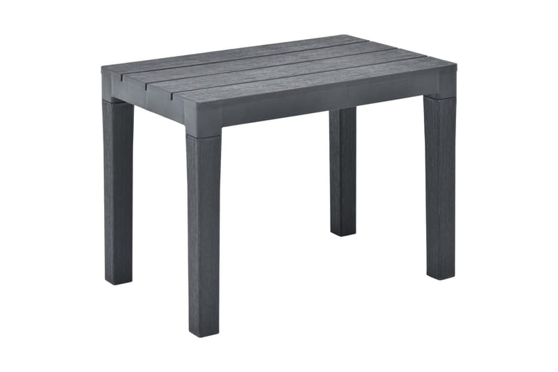 Hagebenker 2 stk antrasitt plast - Hagemøbler - Utesofa - Benker