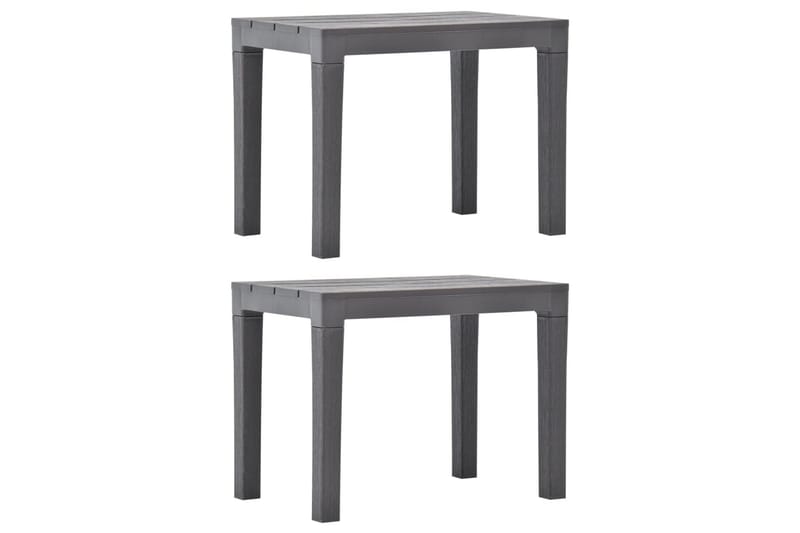 Hagebenker 2 stk mocca plast - Hagemøbler - Utesofa - Benker