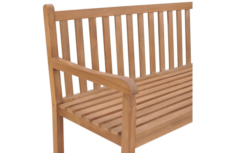 Hjørnebenk for hage 185x185x90 cm heltre teak - Brun - Hagemøbler - Utesofa - Benker