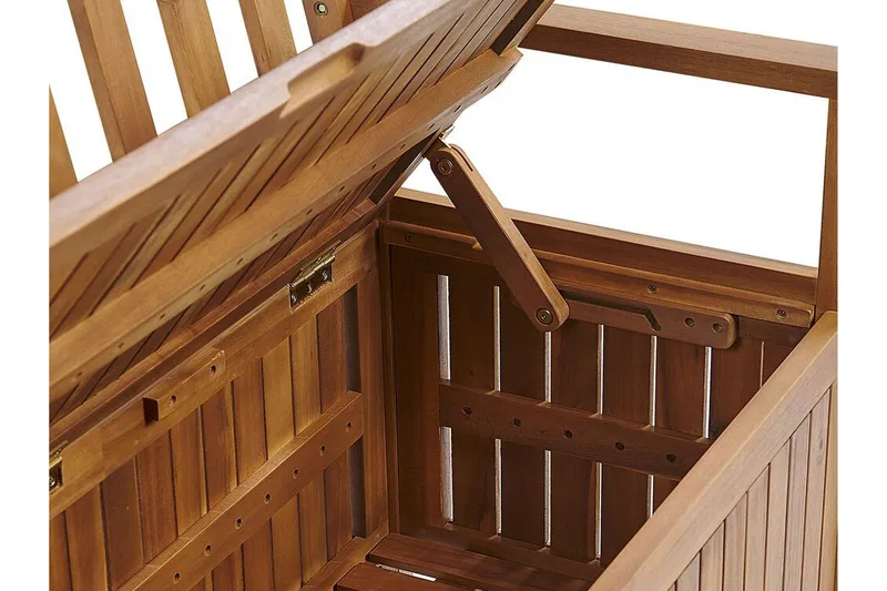 Jaraicejo Hagebenk med Oppbevaring - Brun - Hagemøbler - Utesofa - Benker