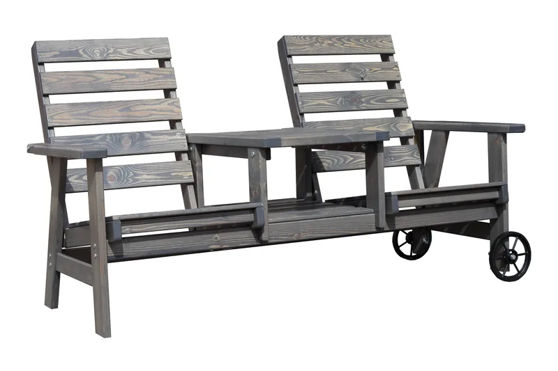 KIngdom Utebenk 177 cm, Grå