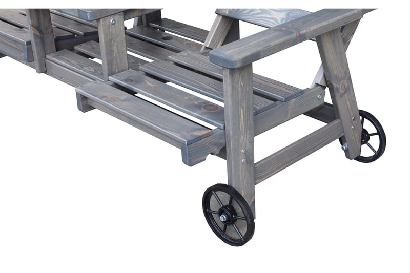 KIngdom Utebenk 177 cm - Grå - Hagemøbler - Utesofa - Benker