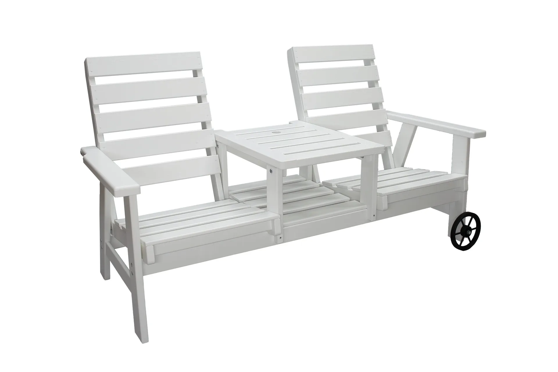 KIngdom Utebenk 177 cm - Hvit