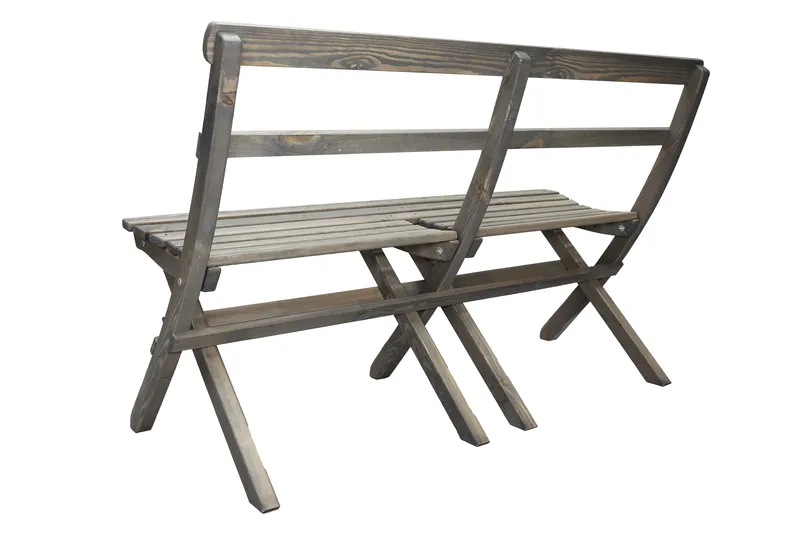 Larios Hagebenk 130 cm - Grå - Hagemøbler - Utesofa - Benker