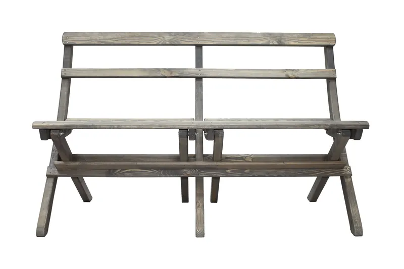 Larios Hagebenk 130 cm - Grå - Hagemøbler - Utesofa - Benker