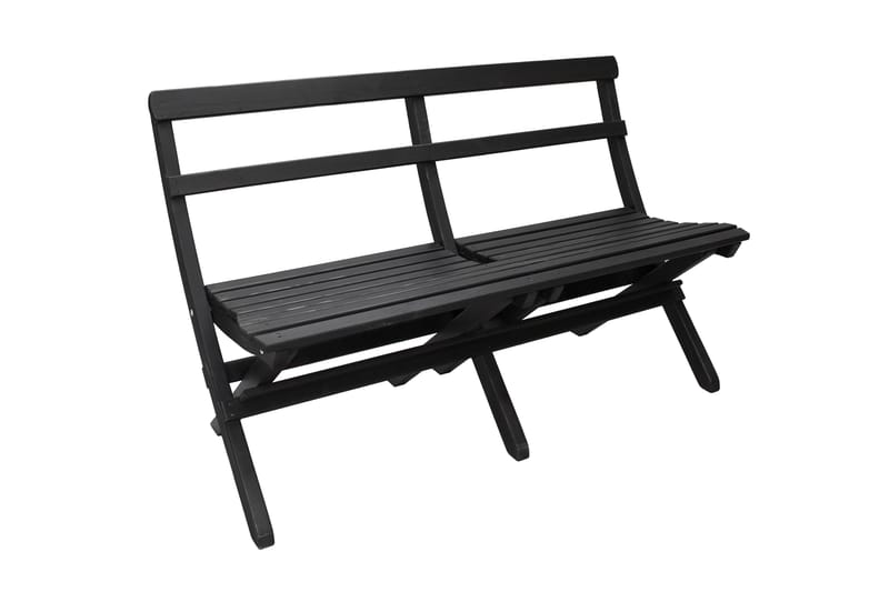 Larios Hagebenk 130 cm - Svart - Hagemøbler - Utesofa - Benker