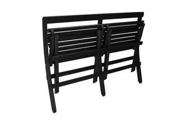 Larios Hagebenk 130 cm - Svart - Hagemøbler - Utesofa - Benker