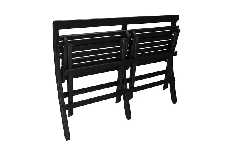 Larios Hagebenk 130 cm - Svart - Hagemøbler - Utesofa - Benker