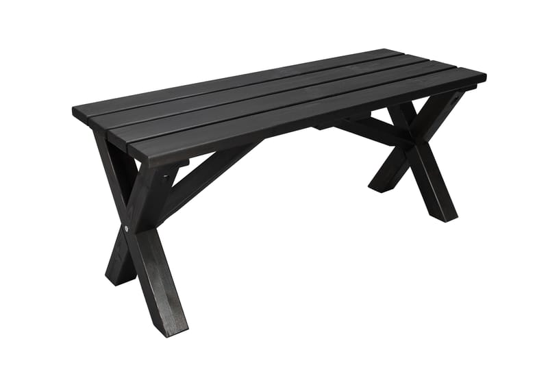 Lietinna Utebenk 100 cm - Svart - Hagemøbler - Utesofa - Benker