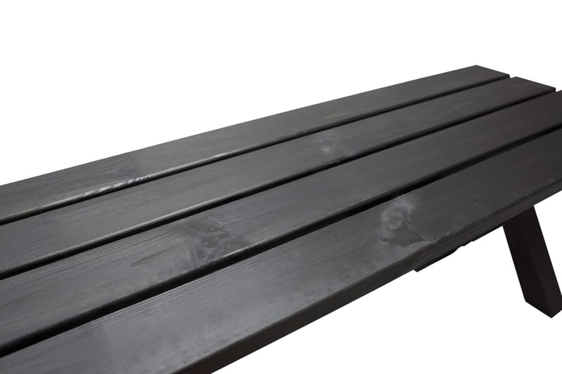 Lietinna Utebenk 100 cm - Svart - Hagemøbler - Utesofa - Benker