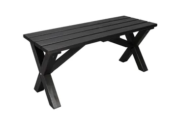 Lietinna Utebenk 100 cm - Svart - Hagemøbler - Utesofa - Benker