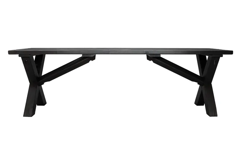 Lietinna Utebenk 140 cm - Svart - Hagemøbler - Utesofa - Benker