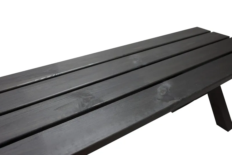 Lietinna Utebenk 140 cm - Svart - Hagemøbler - Utesofa - Benker