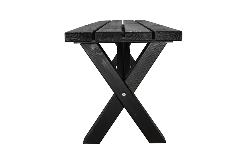 Lietinna Utebenk 180 cm - Svart - Hagemøbler - Utesofa - Benker