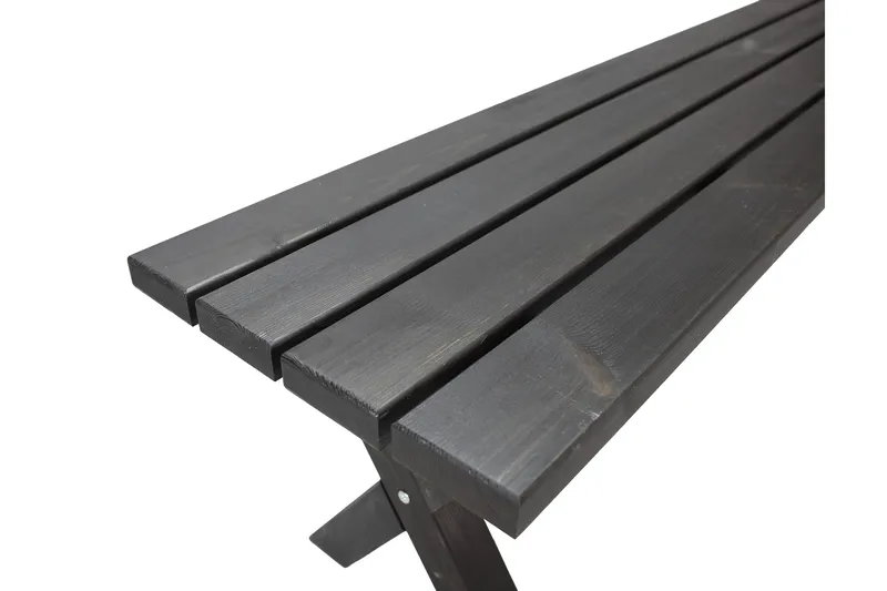 Lietinna Utebenk 180 cm - Svart - Hagemøbler - Utesofa - Benker