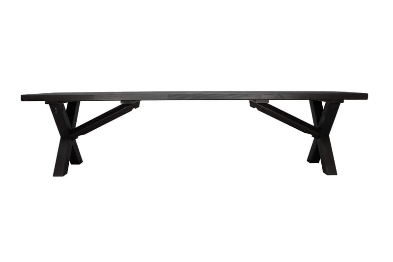 Lietinna Utebenk 180 cm - Svart - Hagemøbler - Utesofa - Benker