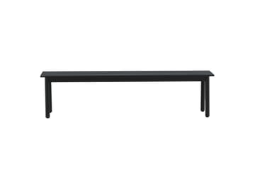 Modena Benk 180 cm - Svart - Hagemøbler - Utesofa - Benker