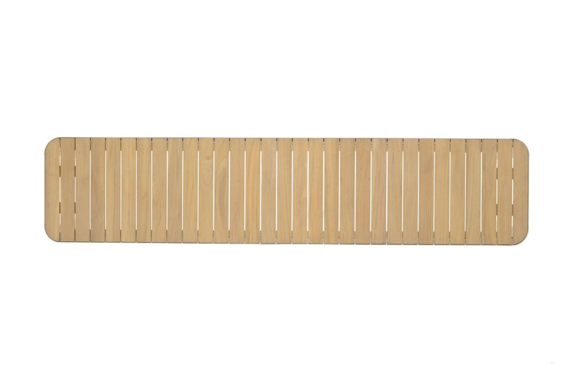 Portals Utebenk 182 cm - Hvit/Tre - Hagemøbler - Utesofa - Benker